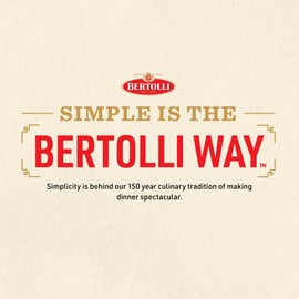 Bertolli Pasta Sauce with Tomato and Basil, Spaghetti Tomato Sauce, 24 oz (Pack of 6)