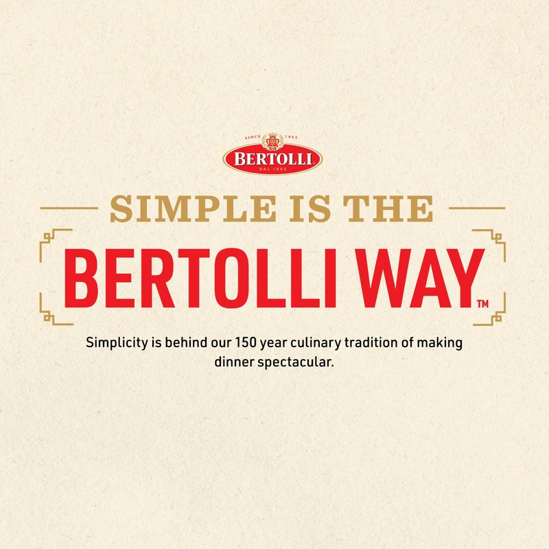 Bertolli Pasta Sauce with Tomato and Basil, Spaghetti Tomato Sauce,