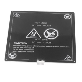 3D Printer Heated Bed 220x220mm 3mm Thick Aluminum Hot Bed with 90cm Wire DC12V