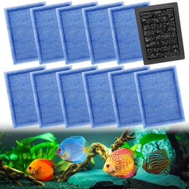 BTCVKJLM 12 Pcs Aquarium Filter Cartridge Compatiable with Aqua-Tech Filters (EZ-Change #2) Fish Tank Filter Cartridge Compatiable with Aqua-Tech 10-20 Gallon Power Filters