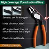 SPEEDWOX High Leverage Combination Pliers Pistol Grip Pliers High Leverage