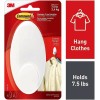 Command Clothes Hanger, 1 hanger, 2 strips, Large, Organize Damage-Free,..