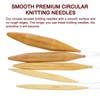 HARFINGTON US Size 50(25mm) Circular Knitting Needles 40 Inch /