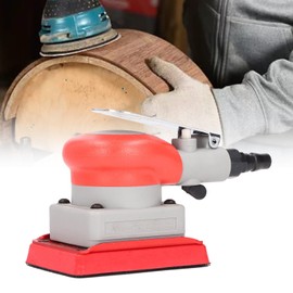 Air Random Orbital Sander, 10000rpm Air Powered Sander, Zinc Alloy Pneumatic Sander, Palm Air Powered Sander, for Car Waxing, Auto Body Work, Wood Working Car Polisher