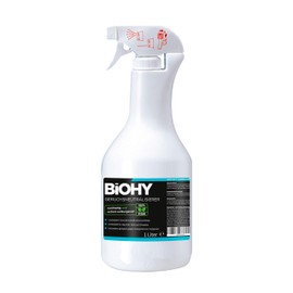 BiOHY Odour Neutraliser (1 Litre Bottle) | Extra Strong Odour Remover & Air Freshener | Pure Air for Home & Car | Eliminates Odours from Animals on Sofas | Ideal Against Smoke & Urine