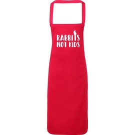 Hippowarehouse Rabbits Not Kids Apron kitchen cooking painting DIY onesize adult