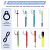 YueMiEcoUS 4 Pack Heavy Duty Retractable Pull Pen Pencil Holder