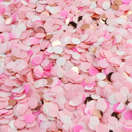 60 g Confetti Rose Gold Pink, Pink Confetti Wedding, Streamers Rose Gold, Table Decoration Wedding, Confetti Decoration, Rose Gold, Glitter Confetti Colourful Large, Confetti Decoration Birthday