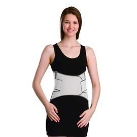 ARTROMED | Faja Soporte Sacro Lumbar, Cómoda y Transpirable, Doble Presurización Cinturón de Faja Ortopedica Lumbar con Correas de Compresión Ajustables, Adecuado para Aliviar el Dolor en la Espalda Baja y Ciática (Grande)