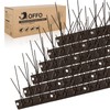 OFFO Brown Bird Spikes Pre-Assembled for Pigeons Birds, Cover 24