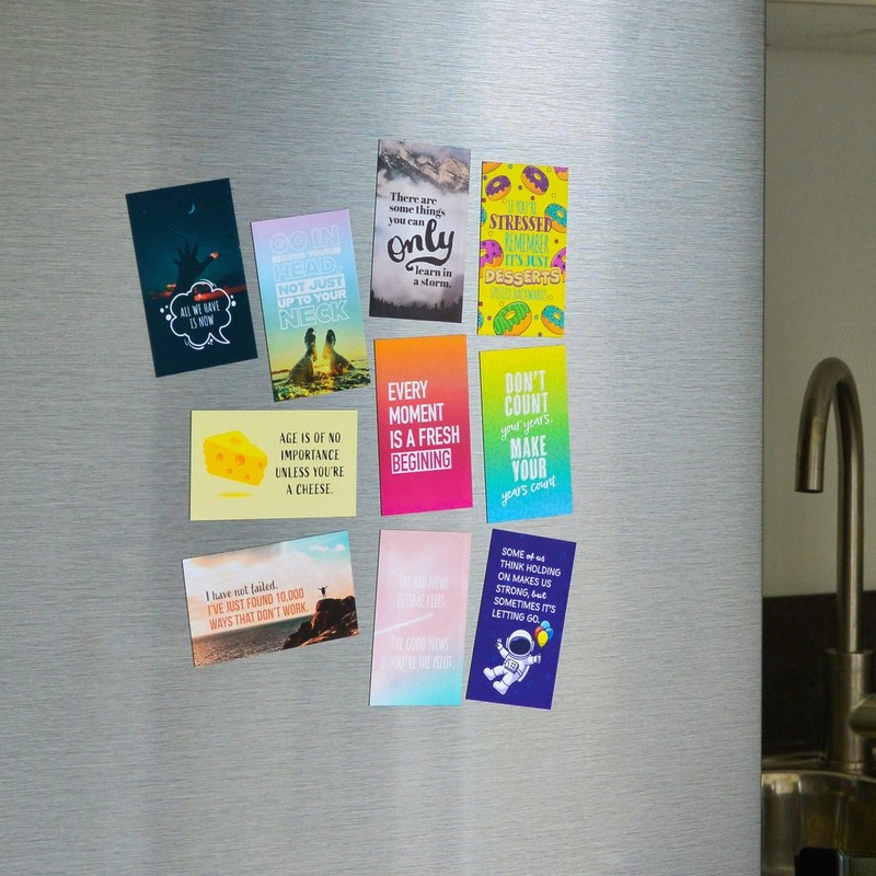 Inspiring and Motivational Quote Fridge Magnets for Fridge, Whiteboard, Classroom,