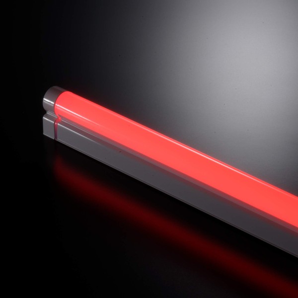 Ohm Electric LED Slim Light, Eco & DECO Connection, Bar Light, Indirect Lighting, LED Multipurpose Light, 11.8 inches (30 cm), Red | LT-N300R-YP 06-1863 OHM