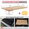 Unicook XX-Large Pizza Stone 26" x 17.5" x 0.6" for