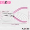 INJOYTEC Mini Round Concave Pliers Jewelry Making Pliers Wire Bending