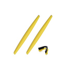 SAUCER Replacement Nose Pieces Pads & Earsocks Temple Sleeve Rubber Kit for Oakley M Frame Heater | Hybrid | Strike | Sweep Sunglass - Yellow