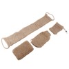 Exfoliating Jute Back Scrubber Concave Convex Surface Gift Package Jute