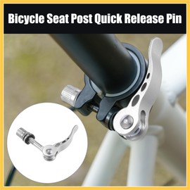 BULLSPANN 2pcs 8mm Aluminum Alloy Quick Release Lever Road Bike Hub Skewer Cycling Wheel Silver