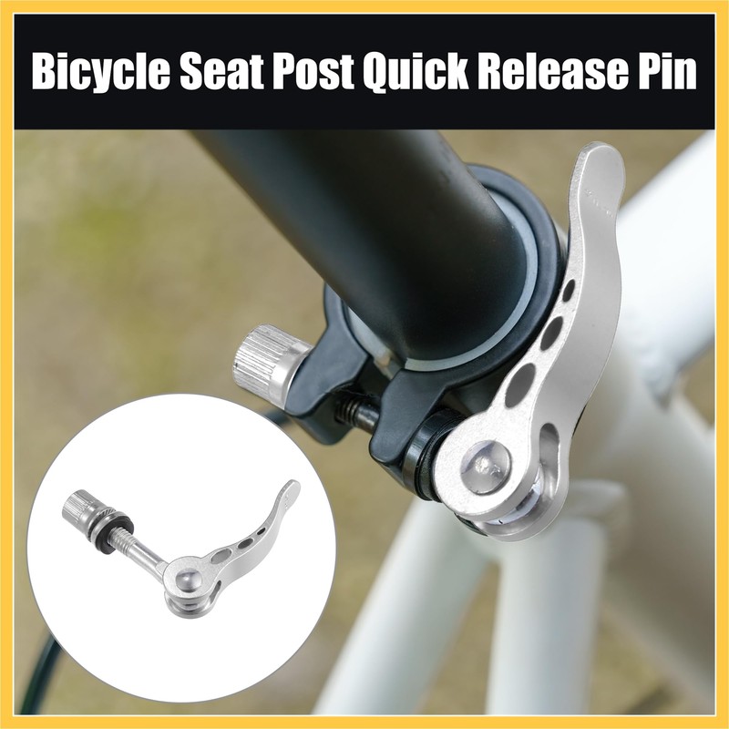 BULLSPANN 2pcs 8mm Aluminum Alloy Quick Release Lever Road Bike