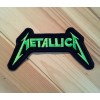 METALLICA Patch Neon Green Embroidered Iron/Sew on Thrash Metal Slayer