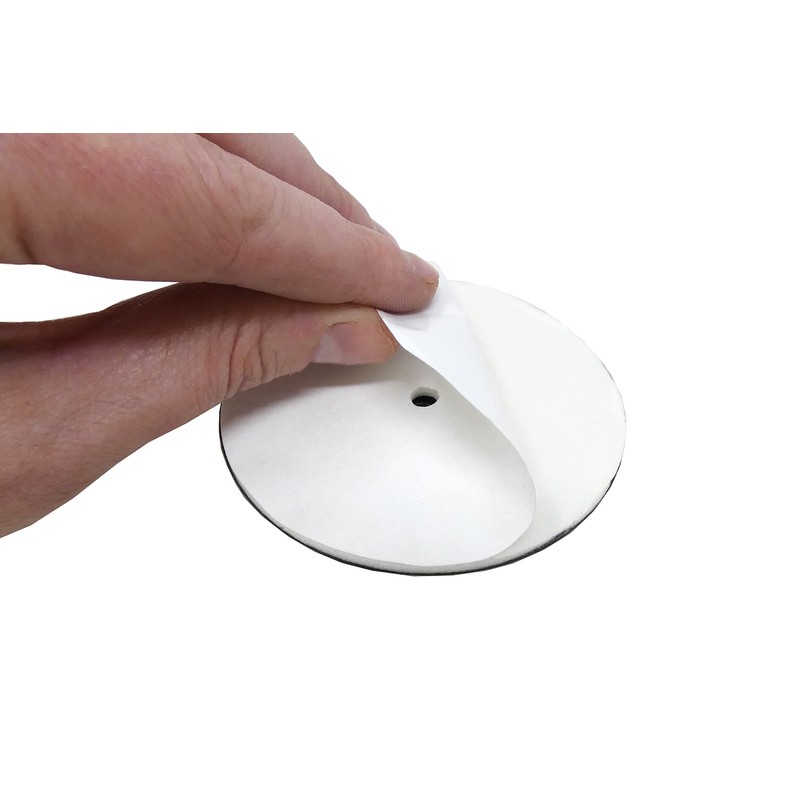 Shepherd SlideGlide 2-3/4" Round Adhesive Furniture Sliders for Carpet, Heavy-Duty