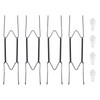 Plate Hangers for Wall for 9-11 inch, 4 Pack, Black