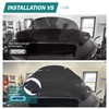 13" Windshield Windscreen Wind Splitter For Harley Road Glide 2023.5-UP