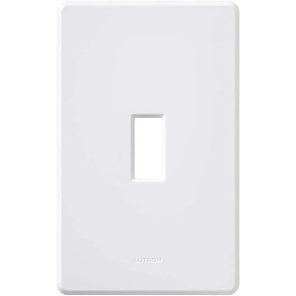 Lutron Fassada 1 Gang Wallplate, FG-1-WH, White