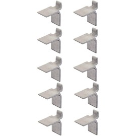 cyclingcolors 10x Shelf Support pins Strip pegs Aluminium Alloy Silver Bracket Studs Book case Cabinets Furniture