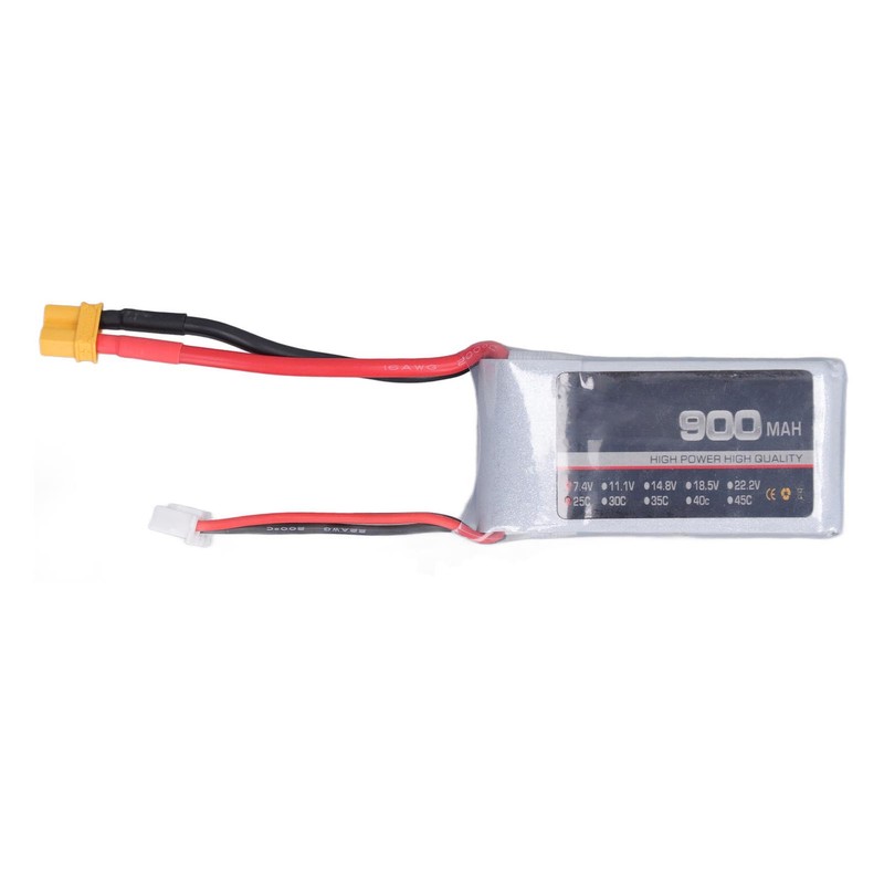 LiPo Battery 25C 900mAh XT30 Connector Stable Powerful Performance RC