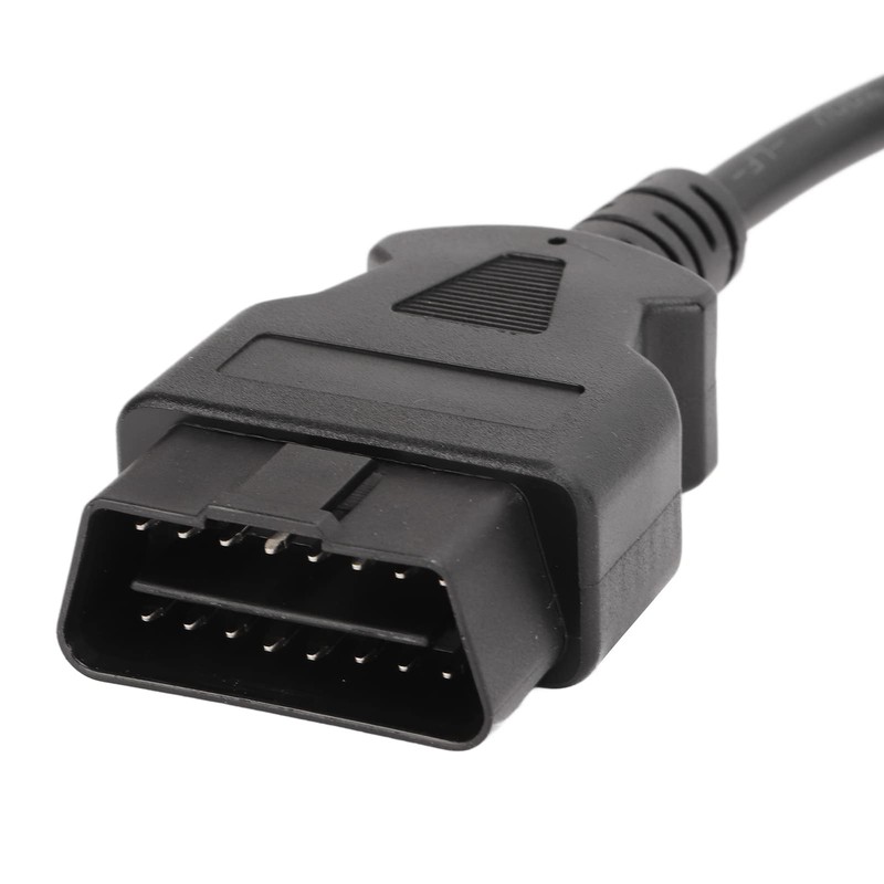 Adaptador de Cable OBD2, Conector de Cable OBDII de 16