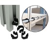 Clips for Cable Attachment to Construction Profile Quick Attachment with