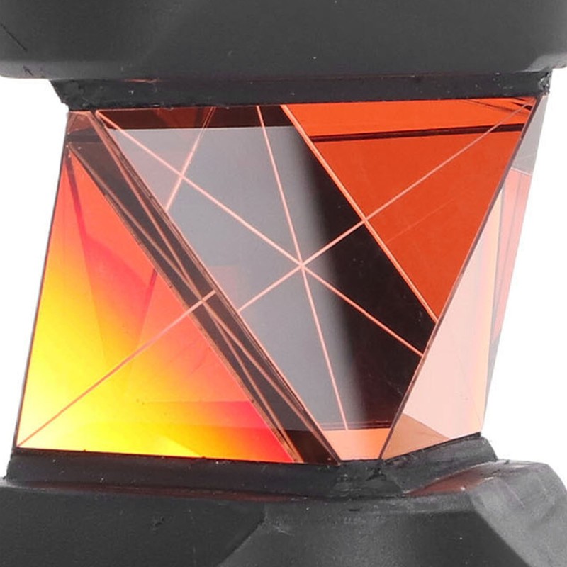 Total Station Prism 360 Degree Universal Prism Lens Triangular Glass
