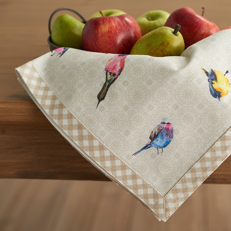 Maison d' Hermine Birdies en Alambre 100% algodón Juego de