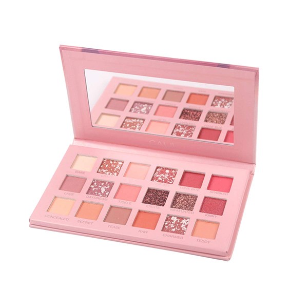 Anni CAIJI 18 Colors New Nude Eyeshadow Palette Pigmented Multi Reflective Glitter Matte Shimmer Pressed Pearls Blending Eye Shadow Pallet