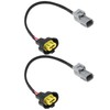 Micro Traders 2pcs Headlight HID to Halogen Conversion Wiring Harness