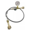 Preece Precision Oxygen Transfill Hose with BLEED CGA540 CGA540 Aviation Veterinary Medical