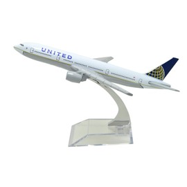 TANG DYNASTY(TM) 1:400 16cm B777 United Airlines Metal Airplane Model Plane Toy Plane Model