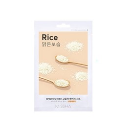Missha Airy Close-Fit Sheet Mask 1 Sheet (Rice) / 미샤 에어리 밀착 시트마스크 1매 (쌀)