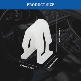 20PCS Plastic Fasteners, Auto Car Trim Instrument Panel Dashboard, Car Accessories Dash Retainer Clips Replacement for Most Car Parts Trim Panel & Dash Console Clips