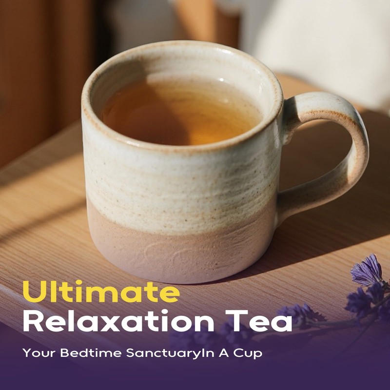 FullChea - Chamomile Lavender Tea Bags for Relaxation & Better