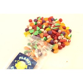 Planet Sweets Choco Filled Assorted Christmas Hard Candy Mix - 8 Ounces - Holiday Kosher Bulk Candies