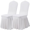 Dimatic Dining Room Chair Covers Set of 2, Stretch Parsons