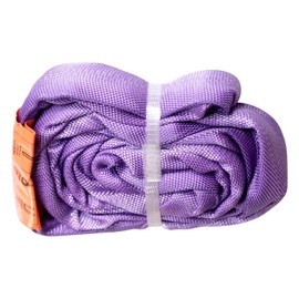 Black Spanset Endless Round Sling Heavy Duty Polyester Lifting Sling 5300 Lbs Vertical Capacity 4240 Lbs Choker 10600 Lbs Basket (Purple, 3FT)