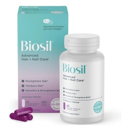 Biosil Cabello Y Uñas Fortalece Biotina 60 Cápsulas