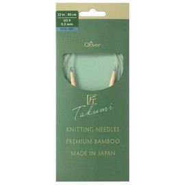 TAKUMI Pro Circular Knitting Needles 32 Inches-US 9/5.5 mm