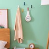 Ducige 24 Pack Adhesive Hooks Utility Wall Hooks Key Hooks