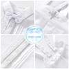 Booulfi Baptism Outfits for Boys Baby Boy Christening Outfit White