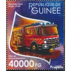 Guinea 11467 (complete. issue) unmounted mint/never hinged ** MNH 2015 Fire truck (Stamps for collectors) Fire Brigade/Police