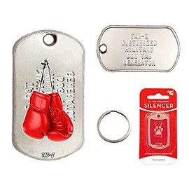Boxing Gloves - Customized - Embossed PET TAG - Tag-Z Military Dog Tags