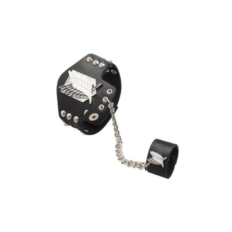 Attack on Titan Bracelet + Necklace + Basement Key, 3